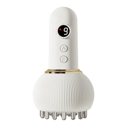 Cordless Electric Cupping Massager Hot Compress Scraping Device Negative Pressure Detox Body Acupoints heating meridian dredgin
