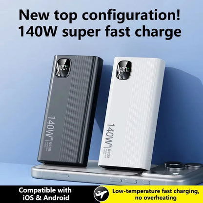 Lenovo 500000mAh 140W Jump Starter Super Fast Charging Portable  Jump Starter External Battery Charger For Xiaomi iPhone