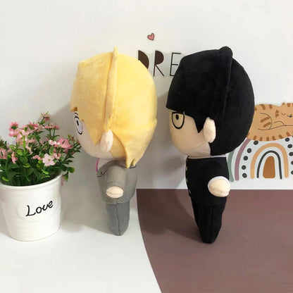 Mob 100 Anime Plush Toys Reigen Arataka Plushies Kageyama Shigeo Figure Soft Stuffed Plush Pillows Mob Toy Doll Child Xmas Gifts