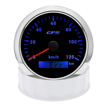 Universal 85MM GPS Speedometer Gauge 7 Color LED Backlight For Motorcycle Marine Boat Truck 60 Kmh 200 Kmh Speed Gauge Meter