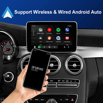 Wireless Carplay Decoder For Mercedes Benz A B C E CLA GLA GLK ML Sprinter NTG4.5 Becker Module Android Car Navigation