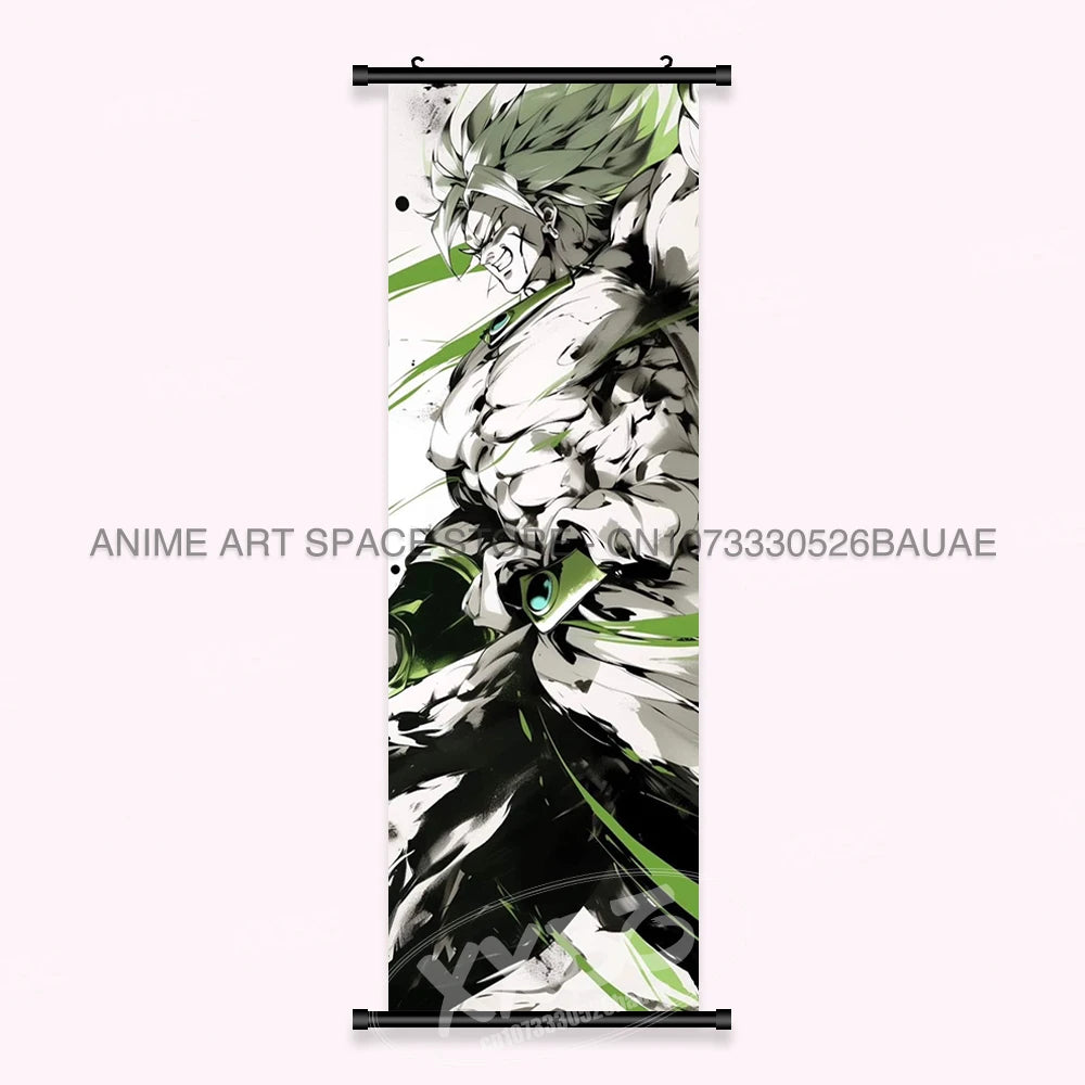 Dragon Ball Anime Wall Artwork Canvas Mural Scrolls Pictures Anime Character Son Goku Hanging Painting Poster Home Decoration