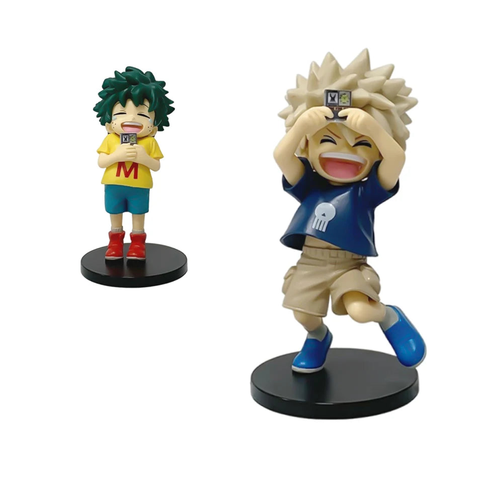 11-22cm BANPRESTO My Hero Academia 7TH SEASON FIGURE Katsuki Bakugo Childhood Midoriya Izuku Figure Anime PVC Model Boxed Toys