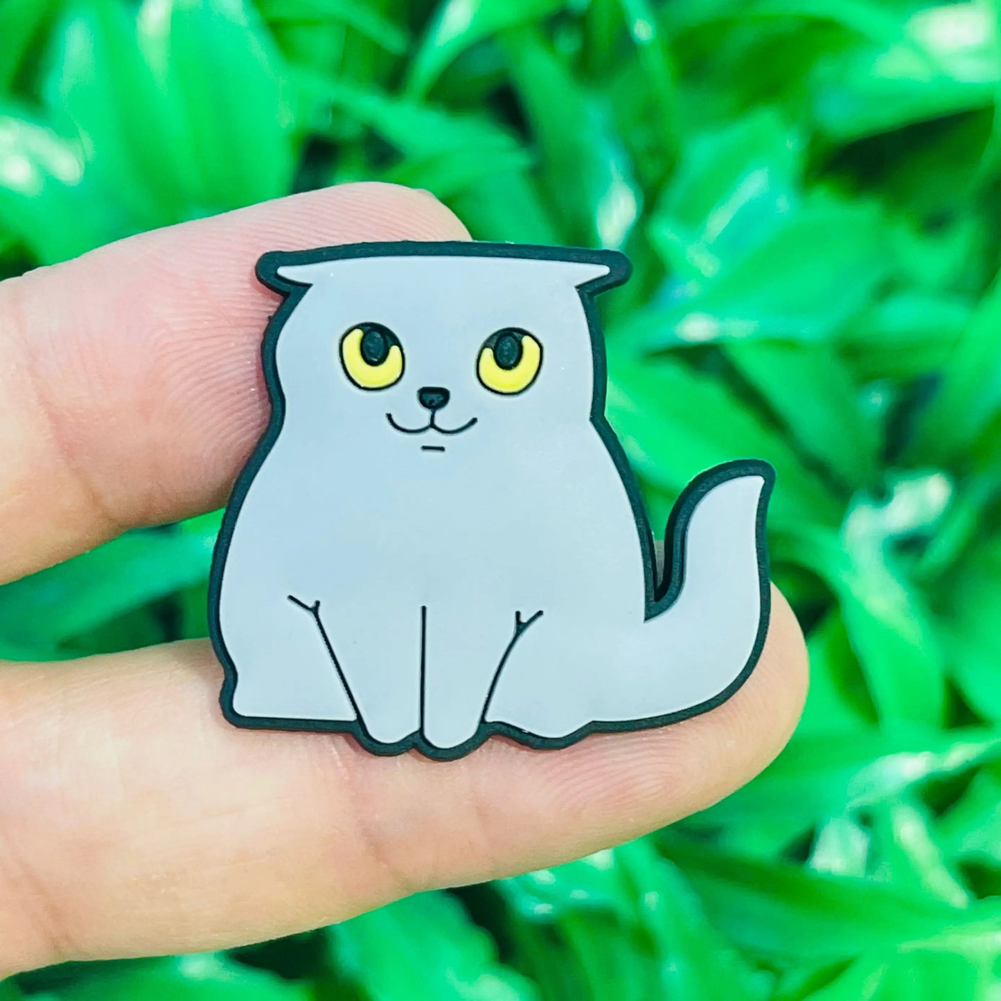 New 1-13pcs Cute Animal Black Cat PVC Garden Shoe Charms Sandal Buckle Boys Girls Cartoon Hole Slipper Accessories DIY Backpack