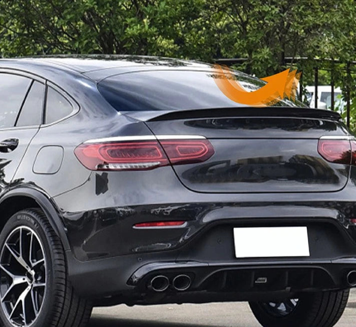 Rear Trunk Spoiler Wing Lip For Mercedes Benz GLC Coupe C253 GLC260 300 2016-2022 Car Spoiler Tail Fin Auto Accessories Body Kit