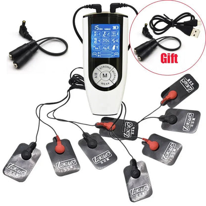 E-Stimulation Electro Massage Full Body Massager Physiotherapy For Couples Sex Toys Electric Shock Pacth Pads Nipple Clitoris