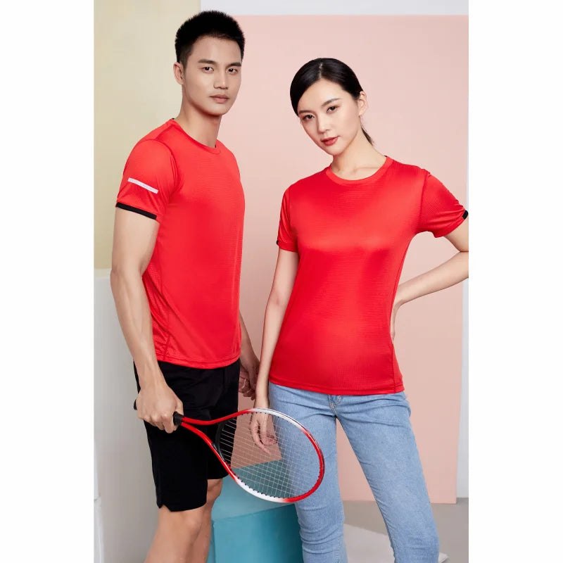 Quick-Drying Breathable Sports T Shirt Custom Logo Print Embroidery Personal Design Company Brand 8 Colors  Fashion Tops S-4xl