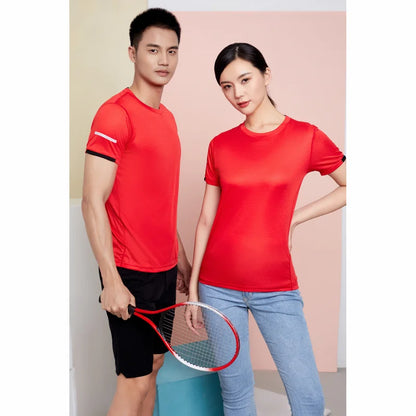 Quick-Drying Breathable Sports T Shirt Custom Logo Print Embroidery Personal Design Company Brand 8 Colors  Fashion Tops S-4xl