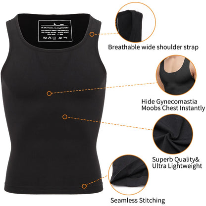 Men's Slimming Body Shapewear Corset Vest Compression Abdomen Tummy Belly Control Waist Cincher Corset Body Shapewear