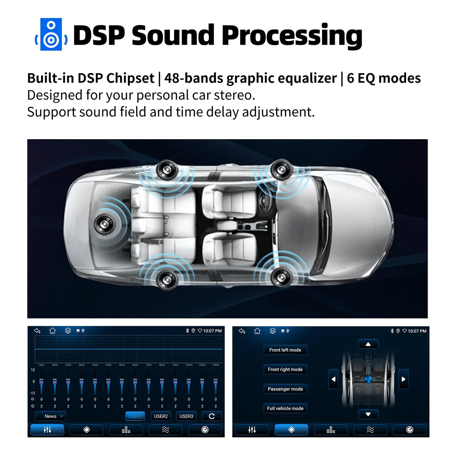 ESSGOO 7 9 10" Car Radio Android Auto Carplay Car Stereo Multimedia Player Universal WIFI GPS Autoradio Car Intelligent Systems
