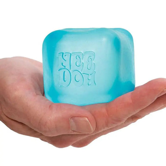 Schylling Needoh Nice Cube Sensory Fidget Toy Stress Relief Squish Teenie Size Super Solid Soft Slow Firm Fast Squeeze