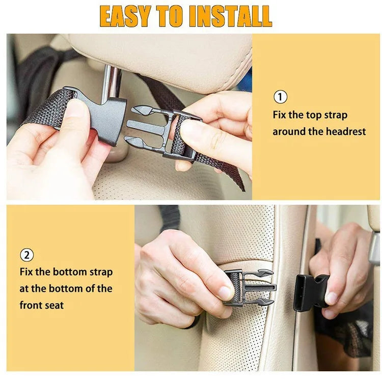 Car Backseat Organizer Adjustable Storage Bag with Multiple Pockets High Capacity Oxford For Seat leon fr mk2 mk3 lbiza Altea