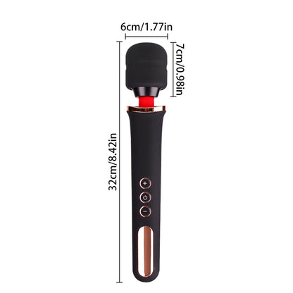 Magic AV Wand Vibrator for Women with 14 Powerful Modes Clitoris And G Spot Stimulator Female Masturbation Body Massager Sex Toy