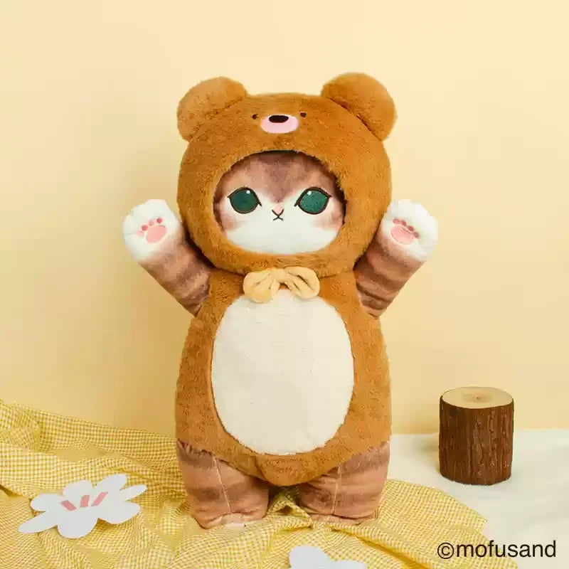 30/50cm Mofusand Kawaii Cos Cat Kawaii Animal Plushies Cosplay Animals Dinosaur Cow Bear Cute Plush Doll Children Gift Toy