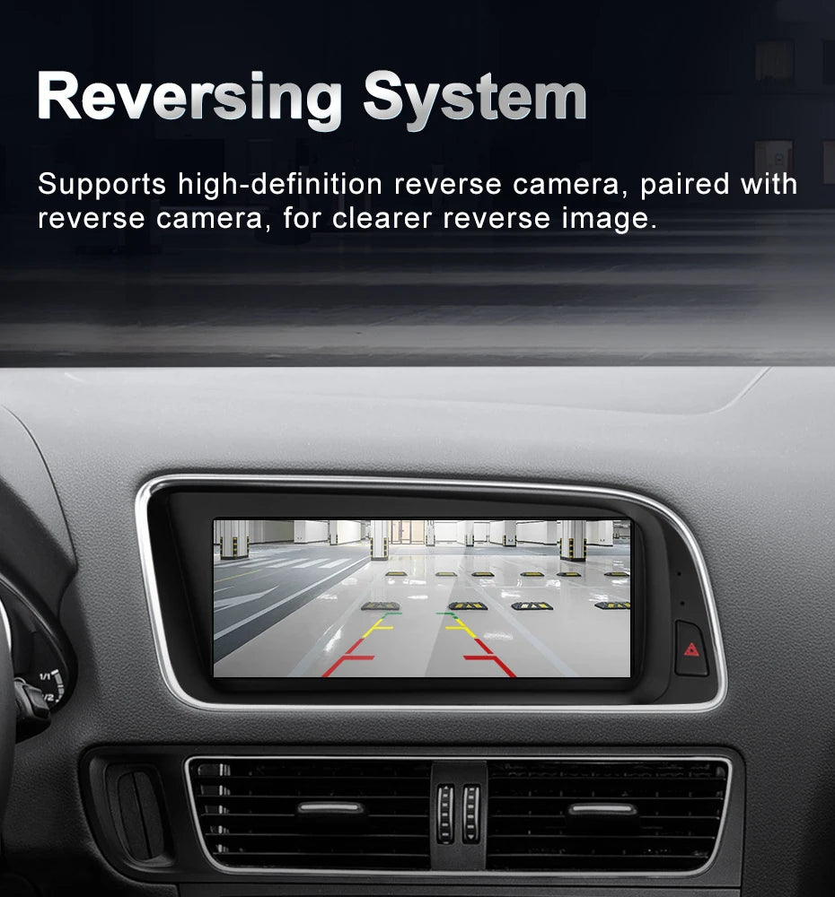 STWEI Qualcomm Snapdragon 680 6225 2.4GHz Wireless CarPlay Android13 Auto For AUDI Q5 Car Multiledia Players Video GPS Bluetooth