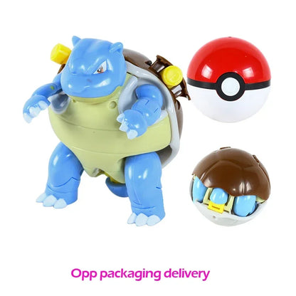 Pokemon Pokeball Figure Pikachu Dragonite Lapras Psyduck Mewtwo Gyarados Solgaleo Lunala Eevee Poke Ball Toy Kids Birthday Gift