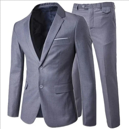 Elegant Men Suits For Wedding 3 Pieces 2 Set Jackets Vest Pants  Blazers Outfit Business Classic Full 2024 Formal Costume
