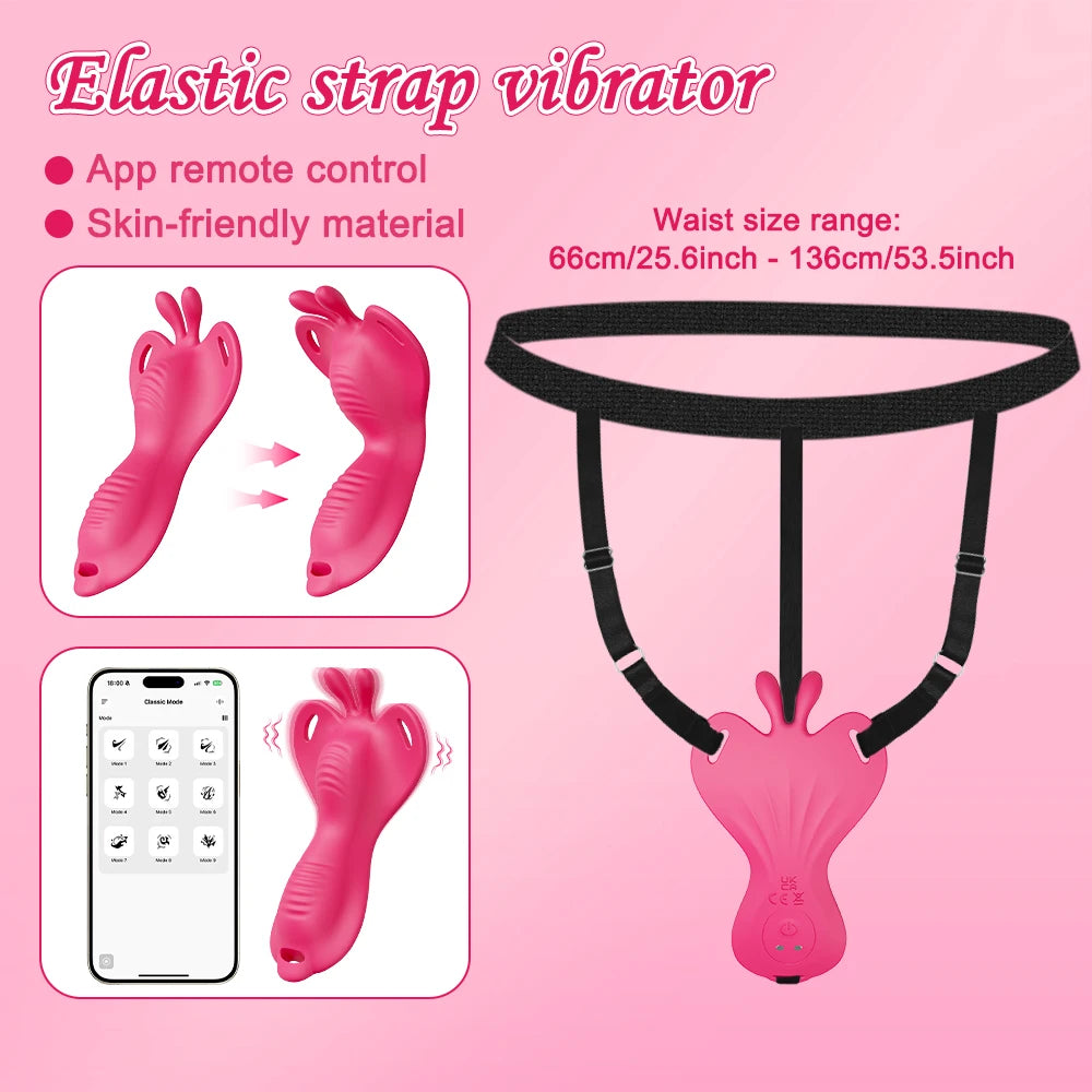 Sexy Adult Female Wearable Panty Vibrator Masturbation Tool Couple Vibrator Stimulator Vagina Vibrating Penis Ring Sex Toys