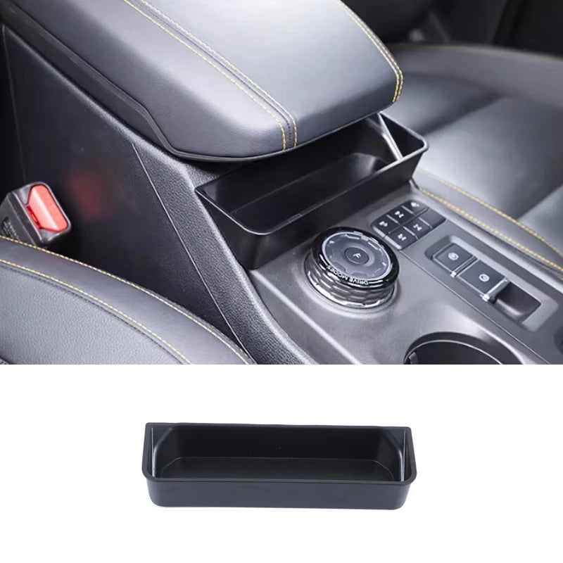 For Ford Ranger P703 T9 XL XLT Wildtrak Raptor 2023-2025 Carbon Fiber Texture Gear Shift Panel Cover Interior Trim Full Set