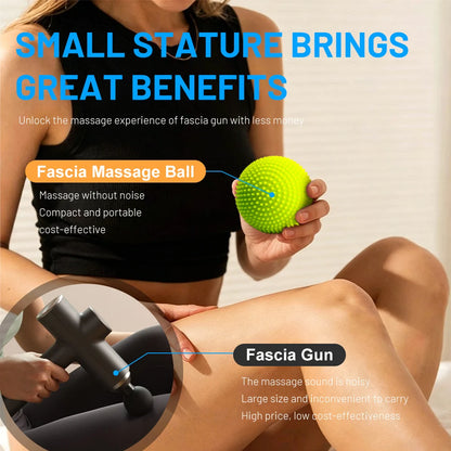 Detachable Foot Neuro Massage Ball with Spikes Pilates Yoga Sports Fitness Muscle Relaxation Massage Ball for Body Hand Therapy