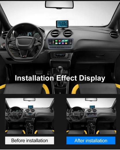 Android 15 Car Radio for SEAT Ibiza 6J IV 4 2012-2015 6.86-inch Car Multimedia Video Player GPS CarPlay AndroidAuto BT