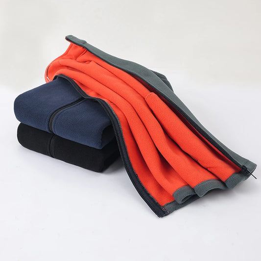 Men's High-quality Velvet Vest Autumn Winter Lightweight Outdoor Casual Vest Camping Fishing Zipper Vest Work Clothes