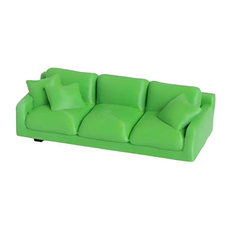 [DO]Dollhouse Living Room Furniture Decoration Dollhouse Simulation Cloud Sofa Model Dolls House Micro Scene Pretend Play Toys