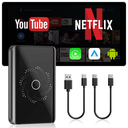 Carplay AI Box Android 13 Wireless Android Auto Smart TV Box For Youtube Netflix Toyota Mazda Hyundai Haval GMC Ford MG VW Kia