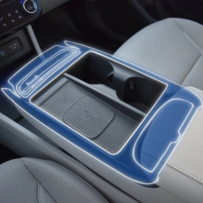 Car Interior Transparent TPU Film for Hyundai Tucson 2025 2026 Gear Panel GPS Navigation Center Console Pre-cut PPF Accessories