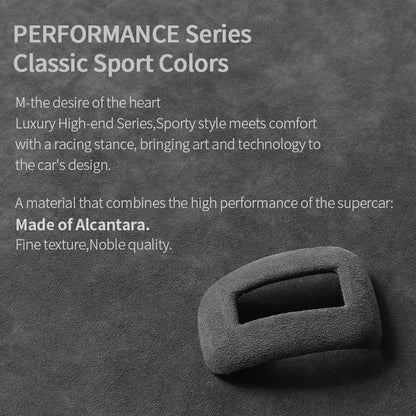 Made of Alcantara For Mitsubishi Outlander 2023 Car Gear Shift Boot Cover Trim Sticker Anti Scratch Interior Tuning Accessories