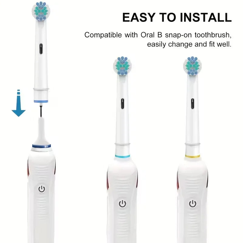 4/8/16/20/40Pcs Replacement Toothbrush Heads Compatible with Oral-B Braun Professional Electric Toothbrush Heads Brush Heads
