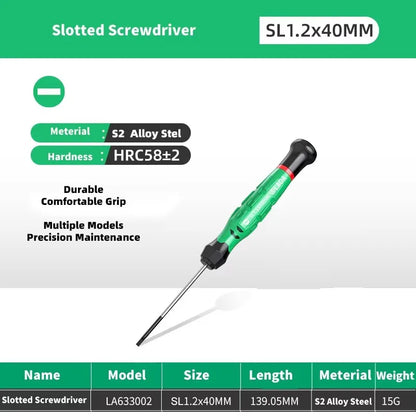 LAOA 1pcs precision screwdriver SL1.0-4.0 screwdriver phillips mini screwdriver phillips screwdriver plum blossom T5-T20
