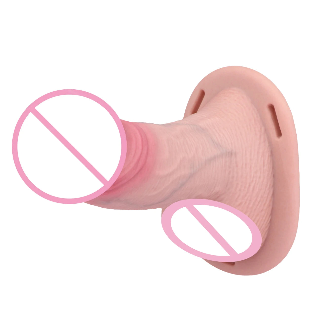 ANOSX Male Chastity Cage Realistic Dildo Sleeve Chastity Belt Silicone Cock Cage Strap On Penis Sleeve Penis Ring Sex Toys Men