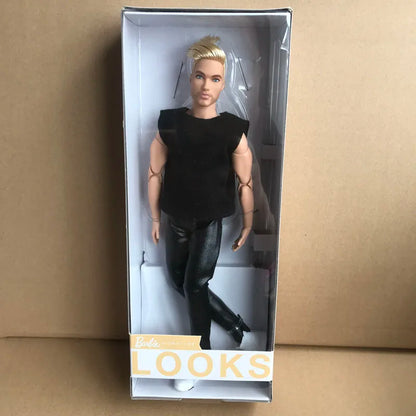 Barbie Fashion Collection Doll Multi-Joint Movable Curly Hair Look Gift for Girls Collectible Toy