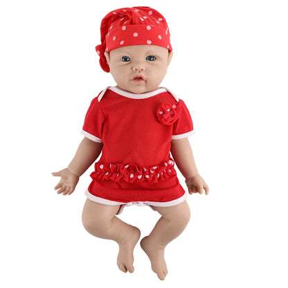 IVITA High Quality 5 Sizes Choices Silicone Reborn Doll Wholesale Fashion Baby Girl Toys Lifelike Newborn Baby Painted Soft Doll