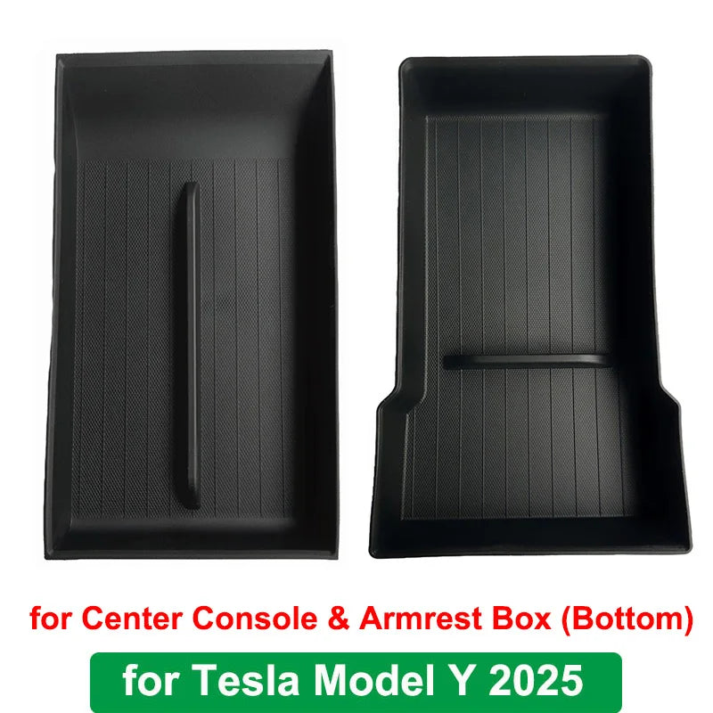 for Tesla Model Y YL Juniper 2025 Center Console Storage Tray Armrest Box Organizer Box Tesla Model 3 Highland 2024 Accessories