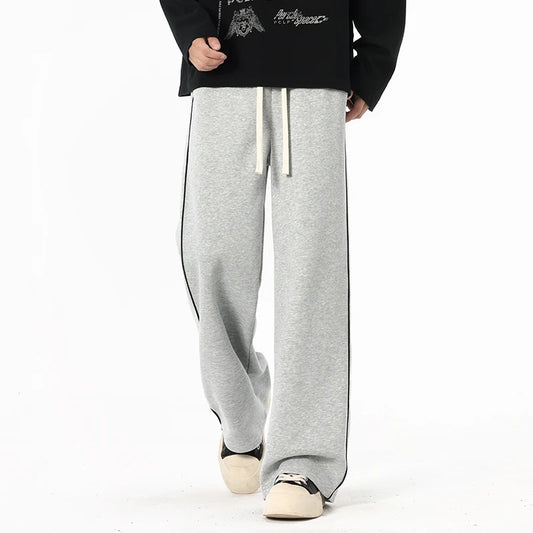 2025 Autumn Men Sweatpants Baggy Joggers Cotton Korean Sports Pants  Neutral Loose Outdoor Jogger Fitness Trouser