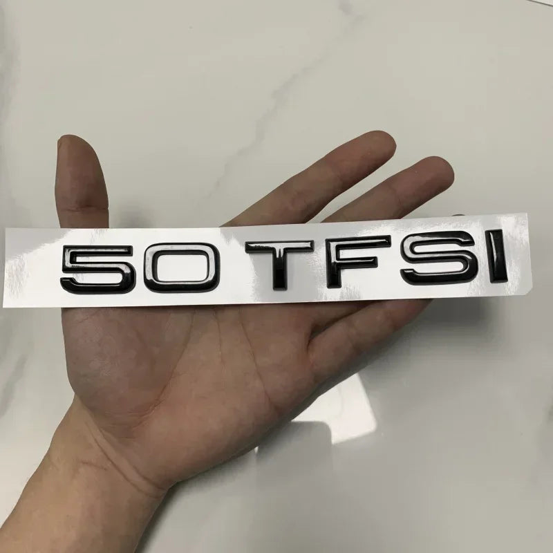 AUDI Q7 4 Ring Logo ABS Black 2010-2015 Car Hood Front Grill Rear Trunk Emblem Badge Sticker Quattro Sline Q7 Accessory refit