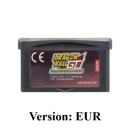 Dragon Ball Z GT GBA Game Cartridge Legacy of Goku Buu's Fury for Advance Retro Action Game Card for Anime Fans Collection
