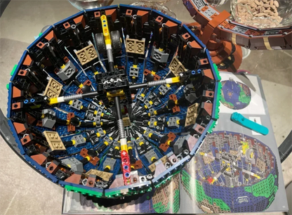2022 Expert Moc Bricks 2585PCS Earth Globe Modular Building Blocks Assembly Bricks Children Educational Model Bricks 66980 6089