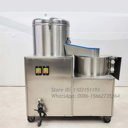 Multifunctional Potato Washing And Peeling Machine Taro Cutting Potato Peeler And Slicer Machine Carrot Potato Cleaning Machine