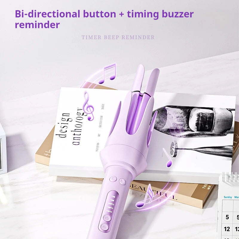 4-in-1 Automatic Curling Iron Multifunction Hair Styler Ceramic Negative Ion Straightener Curler Wand for Women Style Waves