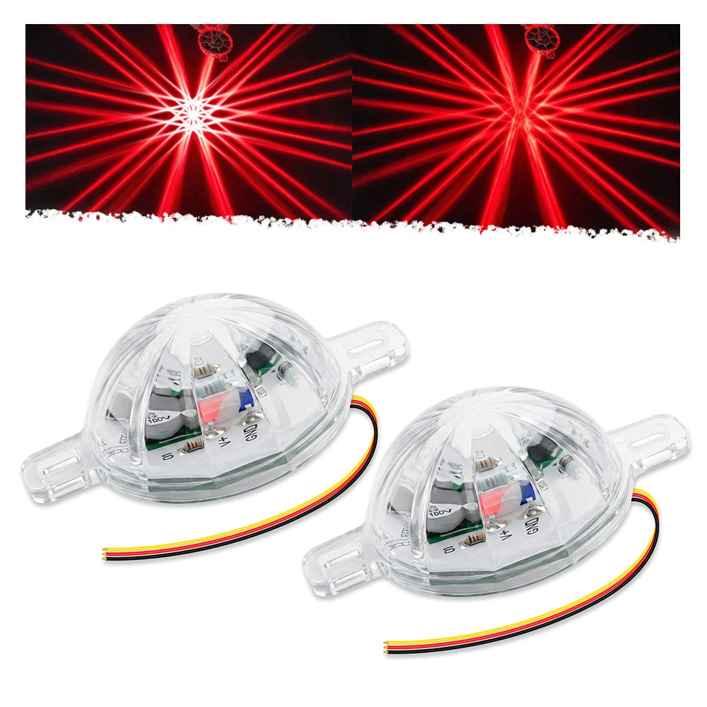 Watermelon Lights, Amber LED Side Marker Turn Signal Lights with Metal Bezel, IP65 Waterproof Clear Lens, for Freightliner Truck