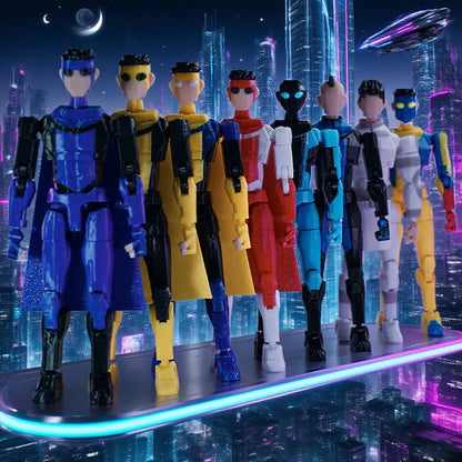 3D Printed Invincible Toys Action Figures Anime Model Lucky Dummy 13 Superheroes Mark Thragg Multi-Jointed Toy Ornaments Gifts