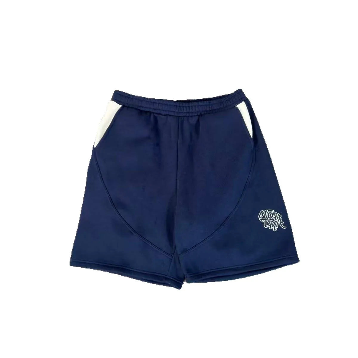 Mertra embroidery letters high street loose hip-hop street shorts men and women padded casual pants five-pocket pants summer