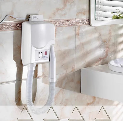 220V Hotel Bathroom Wall Mounted Hair Dryer for Fast Hair and Skin Drying WDA