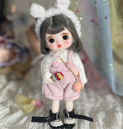 Original Bjd Diy Dress Up Doll 1/8 Joint Mobility Fashion Princess Doll 3d True Eye Girl.S Birthday Full Set Accessories Gift