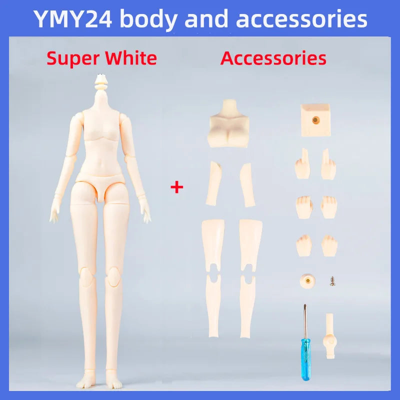 Ymy 22 24 Body Movable Joint Body Replacement Accessories Hand Girl YMY 23 25 Boy Body For Ob22 Ob24, Gsc, Blythe, 1/6 Bjd Doll