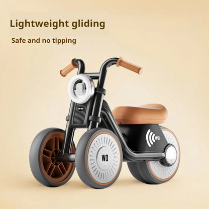 Prince Motorcycle Children's Gliding Balance Carrot 1-3 Years Old Baby Walker No Pedal Squeezy Toy Outdoor Fun Sports Ride On