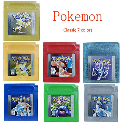 new model 16 bit video game GBC card box type host card classic multiple versions game card English version boy holiday gift